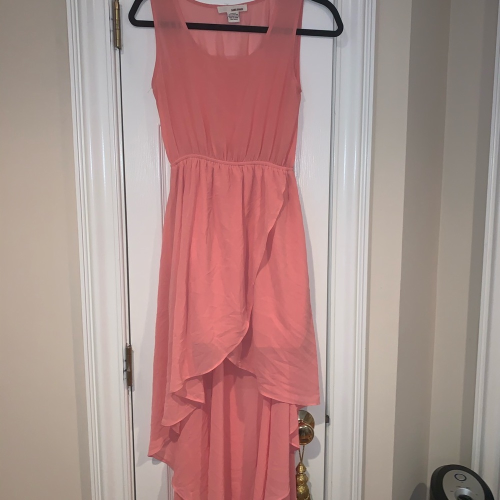 Pink High Low Dress